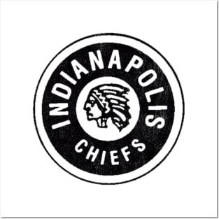 Defunct - Indianapolis Chiefs Hockey 1957 Posters and Art